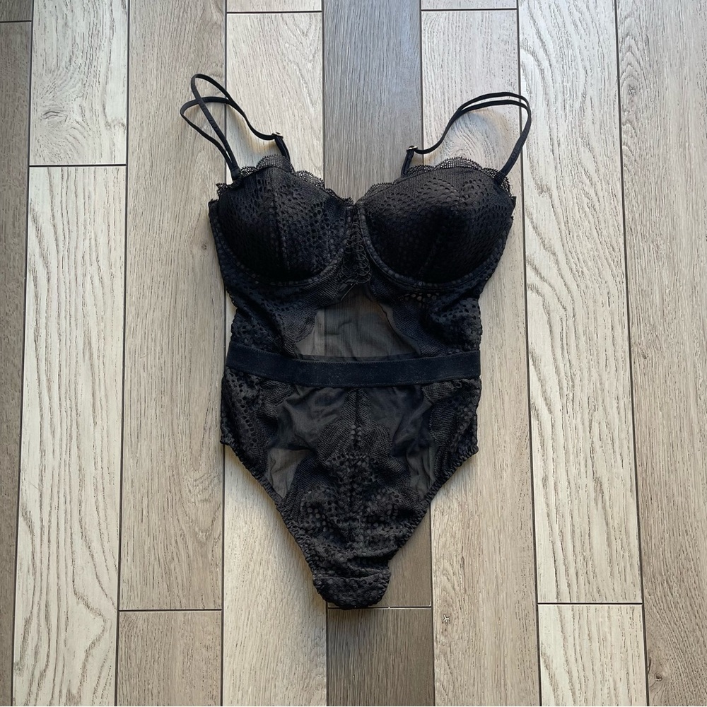 Victoria's Secret Black Bodysuit